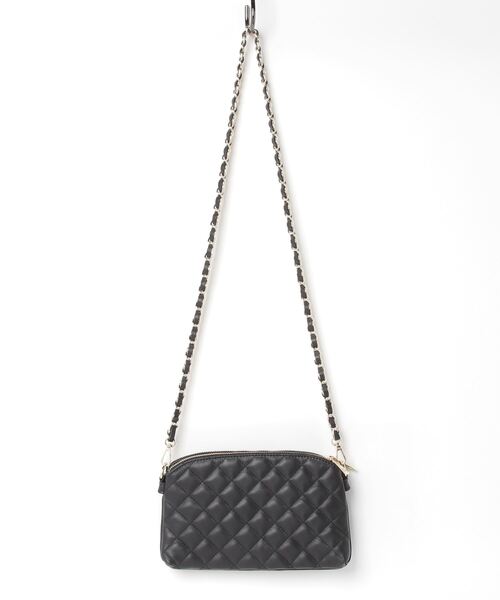 AULENTTI（オウレンティ）の「AULENTTI(オーレンティ) キルティングチェーンBAG（ショルダーバッグ・レディース・ブラック・F）」の2枚目の写真