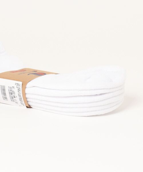 Champion(チャンピオン)の「【CHAMPION/チャンピオン】 ショートレングスソックス3P CMSCY402 ワンポイントロゴ 3足組(ソックス/靴下・メンズ・ネイビー/ホワイト/ブラック/グレー・MEDIUM/LARGE/SMALL)」の7枚目の写真