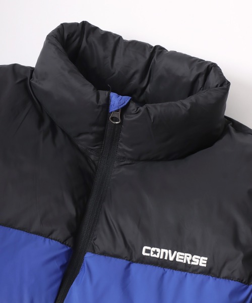 CONVERSE(コンバース)の「CONVERSE/コンバース ナイロン 撥水 ファイバーダウン 中綿ベスト レディース メンズ(ダウンベスト・メンズ・ベージュ/ブラック/ライトグレー/ブルー/カーキ/ブラウン・L/LL/M)」の15枚目の写真