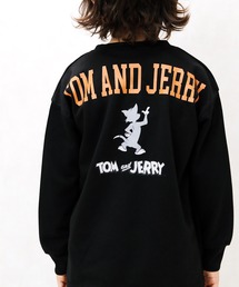 トムとジェリー バックプリントBIGトレーナー