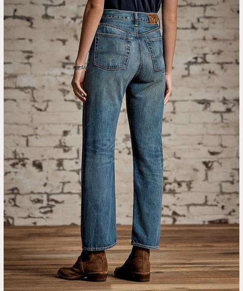 RRL（ダブル アール エル）の「ハイ ボーイ フィット Drayton ジーンズ（デニムパンツ・レディース・ブルー・25/26/27/28/29/24）」の10枚目の写真
