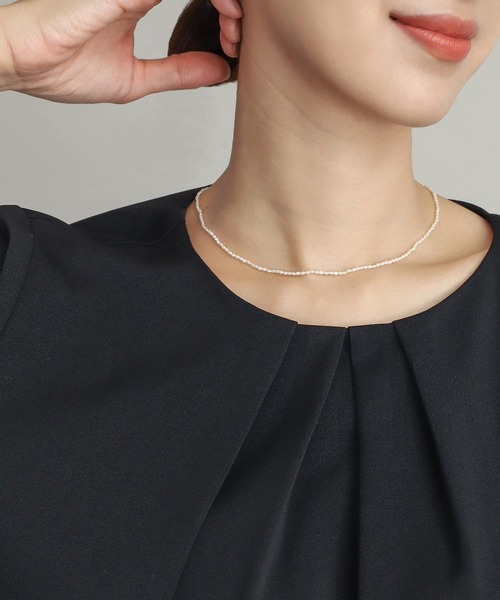 URBAN RESEARCH DOORS(アーバンリサーチドアーズ)の「ベビー淡水パールネックレス(ネックレス・レディース・ホワイト系その他・-)」の1枚目の写真
