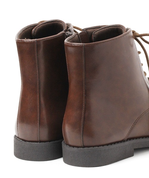 studio CLIP（スタディオクリップ）の「【消臭・抗菌防臭/クッションインソール】レースアップブーツ[M～LLサイズ展開]（ブーツ・レディース・ブラウン/ブラック・LARGE/X-LARGE/MEDIUM）」の18枚目の写真