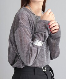 fredy emue | ラメロンT(Tシャツ/カットソー)
