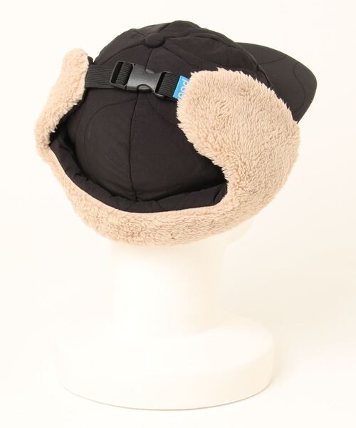salle de bal(サルデバル)の「POLAR BEAR BANK / ポーラーベアバンク キルティングボアサイドアップキャップ CAP フライトキャップ PBB 007 MMI(キャップ・レディース・ブラック/グレー/ベージュ/オリーブドラブ・FREE)」の10枚目の写真