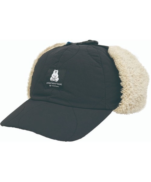 salle de bal(サルデバル)の「POLAR BEAR BANK / ポーラーベアバンク キルティングボアサイドアップキャップ CAP フライトキャップ PBB 007 MMI(キャップ・レディース・ブラック/グレー/ベージュ/オリーブドラブ・FREE)」の2枚目の写真