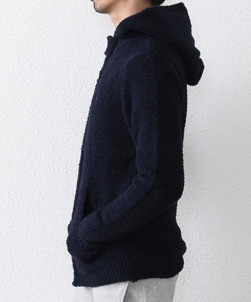 coen(コーエン)の「モールニットジップアップパーカー(パーカー・メンズ・ネイビー/レッド・X-LARGE/LARGE/SMALL/MEDIUM)」の10枚目の写真