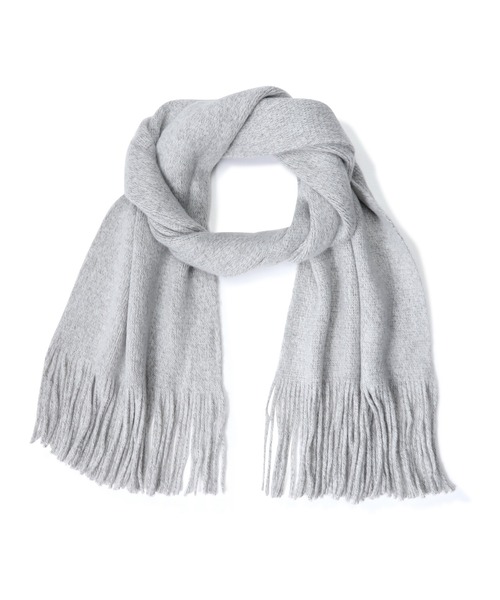 NATURAL BEAUTY BASIC(ナチュラルビューティーベーシック)の「◇【Oggi12月号掲載】フラッフィーラッセルマフラー(ストール/ショール・レディース・オフホワイト/ベージュ・FREE)」の7枚目の写真