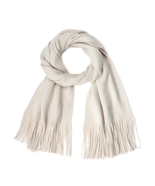 NATURAL BEAUTY BASIC(ナチュラルビューティーベーシック)の「◇【Oggi12月号掲載】フラッフィーラッセルマフラー(ストール/ショール・レディース・オフホワイト/ベージュ・FREE)」の8枚目の写真