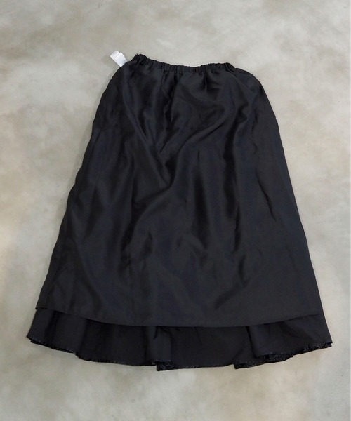 tiptop(ティップトップ)の「【2色展開】メタリックティアードスカート(スカート・レディース・シルバー/ブラック・FREE)」の12枚目の写真