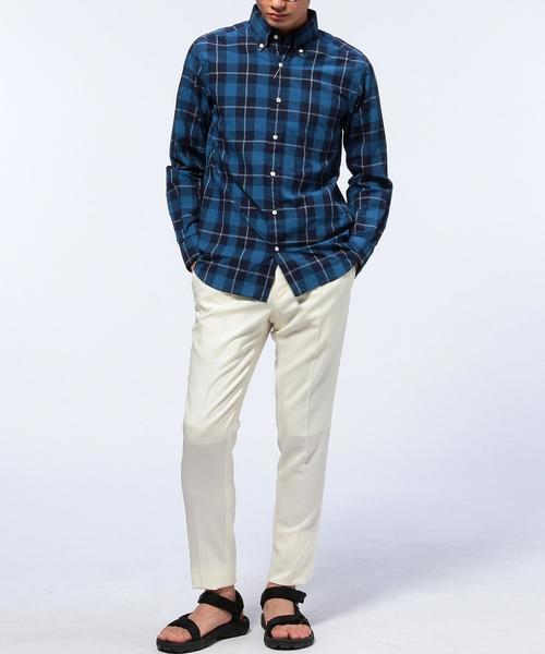 UNITED ARROWS(ユナイテッドアローズ)の「<INCOTEX(インコテックス)> COL WOOL 1P◆(スラックス・メンズ・ネイビー/オフホワイト/レッド・54/50/48/46/52/44/42)」の7枚目の写真