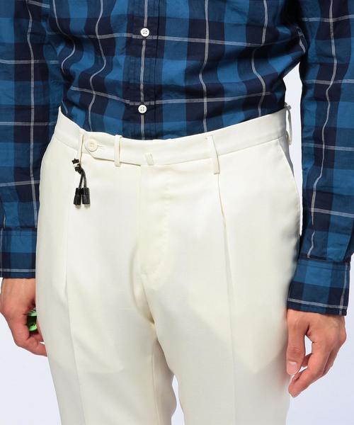 UNITED ARROWS(ユナイテッドアローズ)の「<INCOTEX(インコテックス)> COL WOOL 1P◆(スラックス・メンズ・ネイビー/オフホワイト/レッド・54/50/48/46/52/44/42)」の8枚目の写真