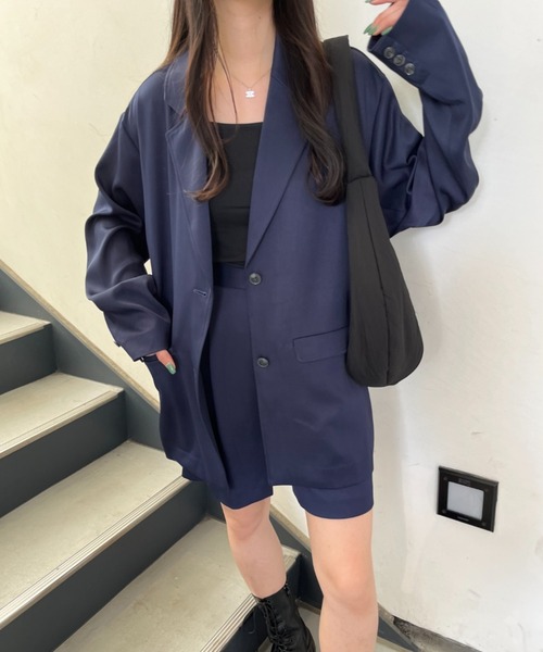 nemne store（ネンネストア）の「【低身長サイズあり/set up可能】ショートパンツ（その他パンツ・レディース・ネイビー/ブラウン・SMALL/MEDIUM）」の16枚目の写真