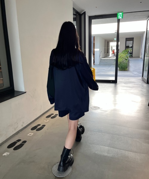 nemne store（ネンネストア）の「【低身長サイズあり/set up可能】ショートパンツ（その他パンツ・レディース・ネイビー/ブラウン・SMALL/MEDIUM）」の18枚目の写真