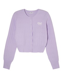 MILKFED. | OUI LOGO KNIT CARDIGAN(カーディガン/ボレロ)