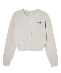 MILKFED. | OUI LOGO KNIT CARDIGAN(カーディガン/ボレロ)