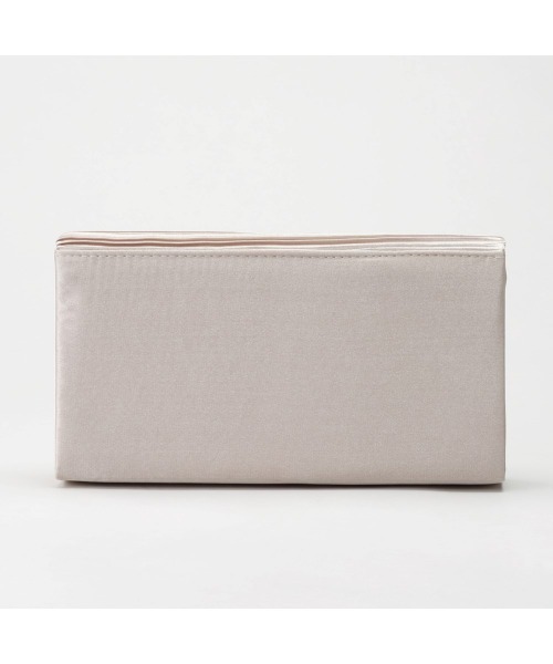 Callarus（カラルス）の「シェルプリーツサテンパーティバッグ（クラッチバッグ・レディース・グレー/ベージュ・FREE）」の11枚目の写真