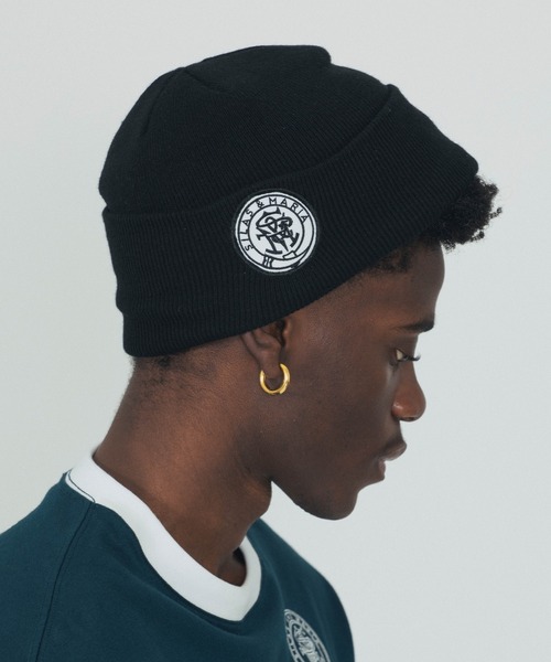 SILAS（サイラス）の「CREST BEANIE（ニットキャップ/ビーニー・メンズ・グリーン/ブラック・ONE SIZE）」の9枚目の写真