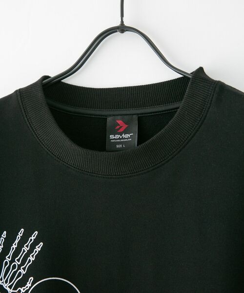 SAVIER（サビアー）の「【SAVIER/サビアー】【ZOZOTOWN限定】スケボープリントトレーナー（スウェット・メンズ・杢グレー/ブラック・MEDIUM/LARGE）」の19枚目の写真