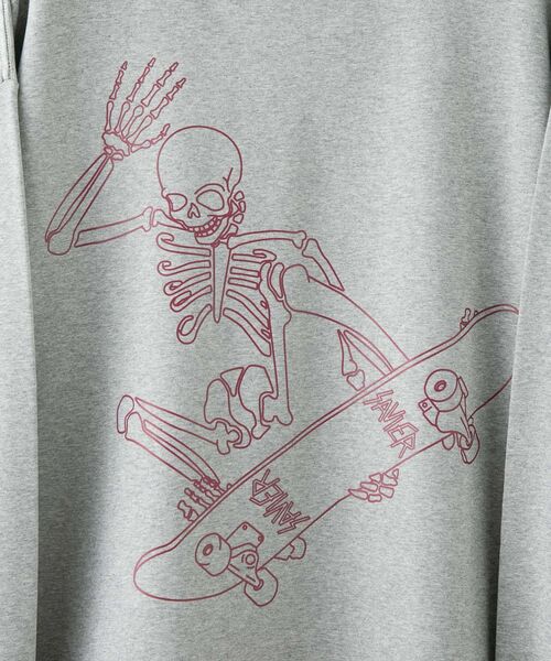 SAVIER（サビアー）の「【SAVIER/サビアー】【ZOZOTOWN限定】スケボープリントトレーナー（スウェット・メンズ・杢グレー/ブラック・MEDIUM/LARGE）」の16枚目の写真