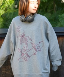 【SAVIER/サビアー】【ZOZOTOWN限定】スケボープリントトレーナー