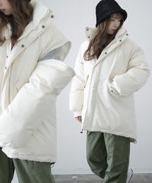 improves | ナイロンワッシャー エコダウン ミリタリーコート(ダウンジャケット/コート)