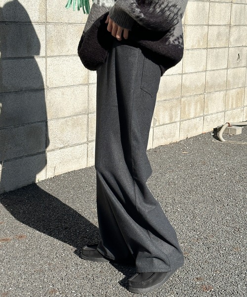 Perushu（ペルーシュ）の「レオパードパッチワークストレートパンツ（その他パンツ・メンズ・チャコールグレー/ダークブラウン・MEDIUM/SMALL/LARGE）」の14枚目の写真