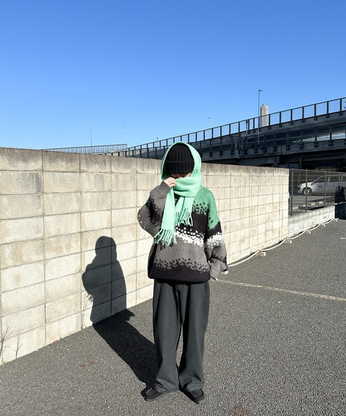 Perushu（ペルーシュ）の「レオパードパッチワークストレートパンツ（その他パンツ・メンズ・チャコールグレー/ダークブラウン・MEDIUM/SMALL/LARGE）」の21枚目の写真