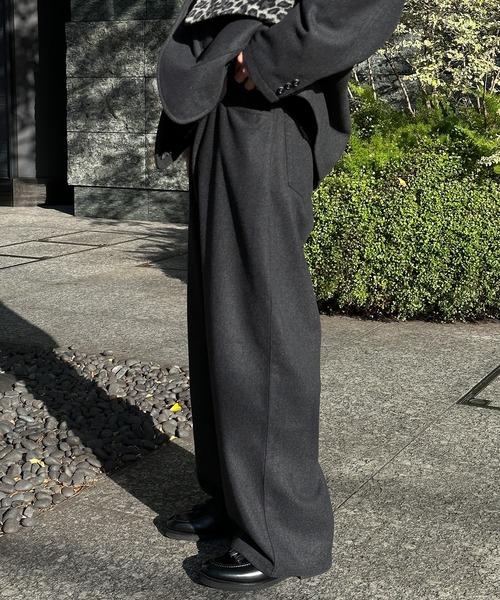 Perushu（ペルーシュ）の「レオパードパッチワークストレートパンツ（その他パンツ・メンズ・チャコールグレー/ダークブラウン・MEDIUM/SMALL/LARGE）」の5枚目の写真