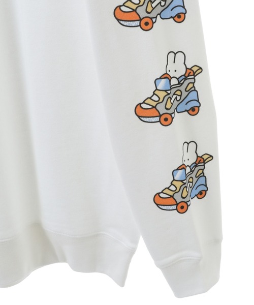 Candy Stripper（キャンディストリッパー）の「【nsn×Candy Stripper】SNEAKERS CAR スウェット（スウェット・レディース・オフホワイト/ブラック・2）」の6枚目の写真