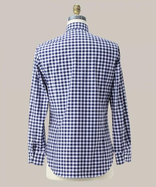 UNITED ARROWS(ユナイテッドアローズ)の「UAD ラージ ギンガムチェック ボタンダウン シャツ(UA CLOTHING MATTERS掲載商品)(シャツ/ブラウス・メンズ・ブラック/ロイヤルブルー・36cm/37cm/39cm/40cm/38cm/42cm/41cm)」の11枚目の写真