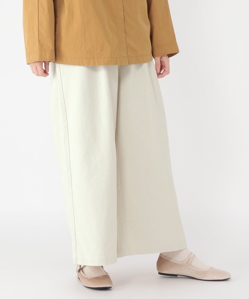 studio CLIP（スタディオクリップ）の「起毛ワイドパンツ[プチ・プラスサイズあり]（その他パンツ・レディース・アイボリー/ライトベージュ/ネイビー/イエロー・MEDIUM/LARGE/PF/ﾌﾘｰ(L)）」の21枚目の写真