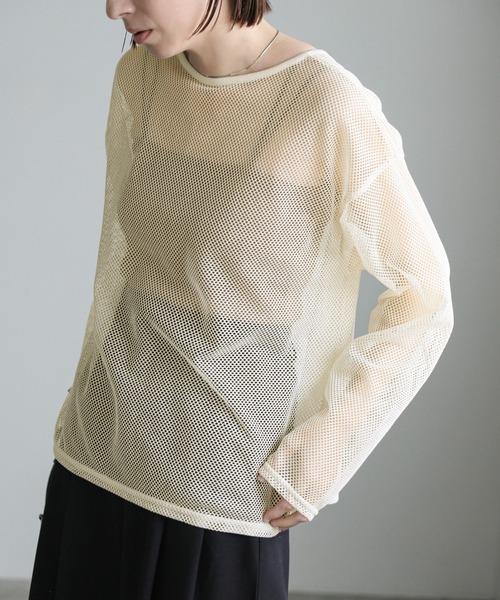 select MOCA(セレクトモカ)の「【ZOZO限定】メッシュリボンブラウス(シャツ/ブラウス・レディース・ブラック/アイボリー・FREE)」の20枚目の写真