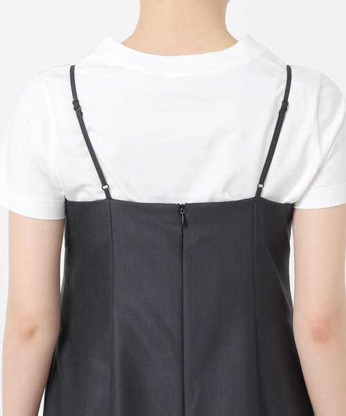 AP STUDIO（エーピーストゥディオ）の「TW ツイルキャミワンピース（ワンピース・レディース・ネイビー・38/36）」の6枚目の写真