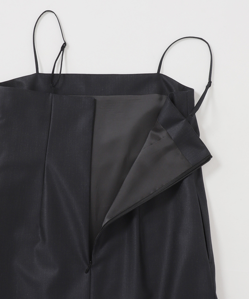 AP STUDIO（エーピーストゥディオ）の「TW ツイルキャミワンピース（ワンピース・レディース・ネイビー・38/36）」の14枚目の写真