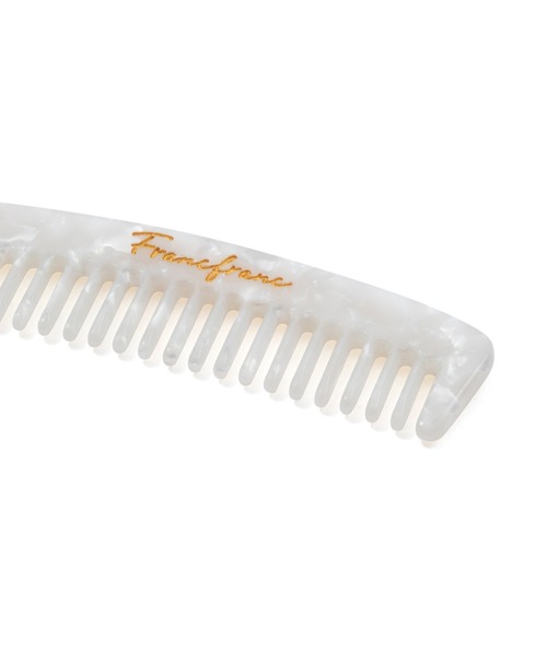 ヘアブラシ・コーム s@ ポーチ付き コーム S ホワイト（ヘアブラシ）｜Francfranc（フラン