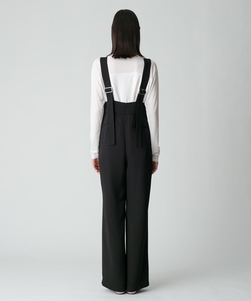美品✨ アルアバイル エステル ダブルクロス サロペット パンツ オールインワン allureville（アルアバイル）の「エステルダブルクロスサロペット