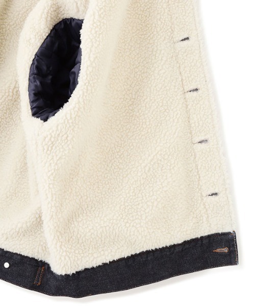 ETRE TOKYO(エトレトウキョウ)の「ボアデニムトラッカージャケット(デニムジャケット・レディース・ブルー/インディゴブルー・S/M)」の19枚目の写真