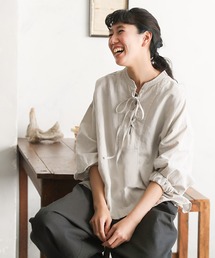 soulberry | たなびく編み上げブラウス(シャツ/ブラウス)