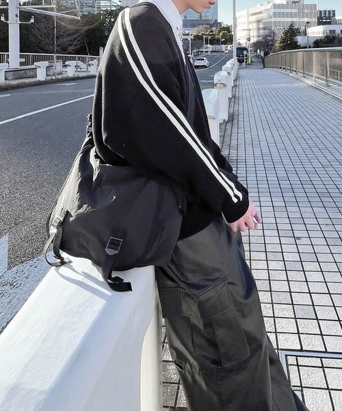 Figments(フィグメンツ)の「サイドラインカーディガン(カーディガン/ボレロ・レディース・ブラック/グレー・FREE)」の22枚目の写真