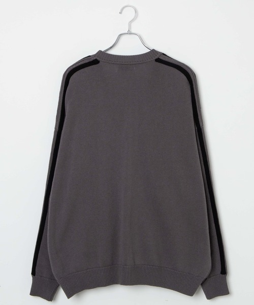 Figments(フィグメンツ)の「サイドラインカーディガン(カーディガン/ボレロ・レディース・ブラック/グレー・FREE)」の8枚目の写真