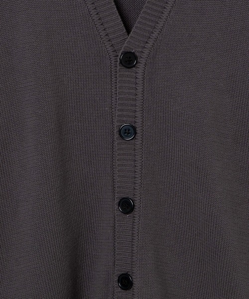 Figments(フィグメンツ)の「サイドラインカーディガン(カーディガン/ボレロ・レディース・ブラック/グレー・FREE)」の10枚目の写真