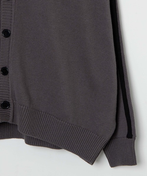 Figments(フィグメンツ)の「サイドラインカーディガン(カーディガン/ボレロ・レディース・ブラック/グレー・FREE)」の11枚目の写真
