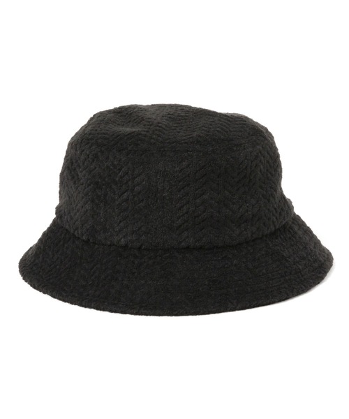 LAKOLE（ラコレ）の「柄パイルバケットハット / 104888（ハット・レディース・ホワイト/ブラック・FREE）」の6枚目の写真