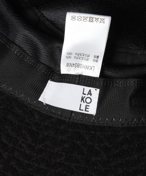 LAKOLE（ラコレ）の「柄パイルバケットハット / 104888（ハット・レディース・ホワイト/ブラック・FREE）」の10枚目の写真