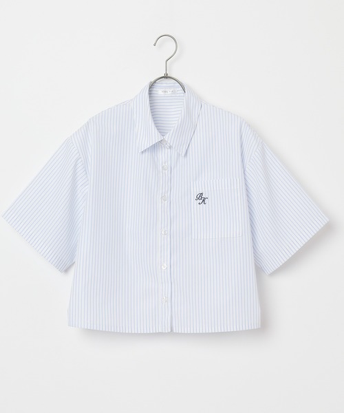 Honeys（ハニーズ）の「ショート丈シャツ（シャツ/ブラウス・レディース・サックスブルー/ホワイト系その他/ホワイト・LL/L/M/S/SS）」の15枚目の写真