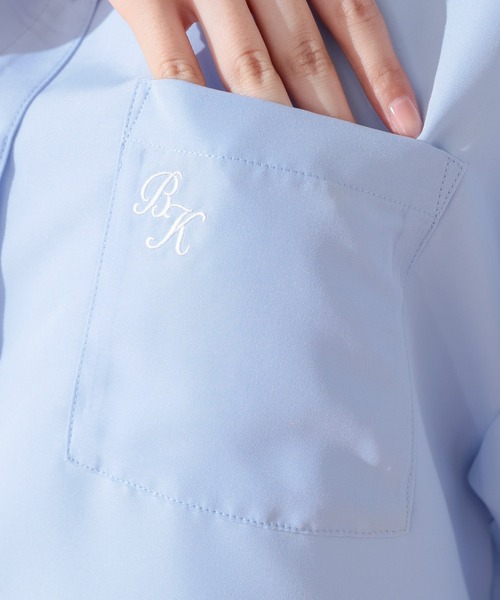 Honeys（ハニーズ）の「ショート丈シャツ（シャツ/ブラウス・レディース・サックスブルー/ホワイト系その他/ホワイト・LL/L/M/S/SS）」の20枚目の写真