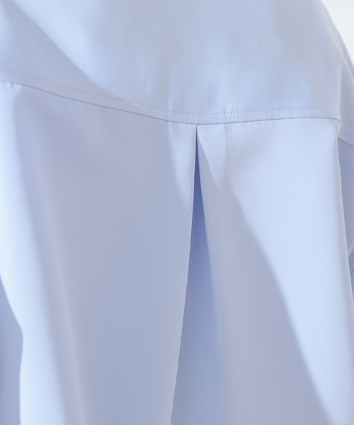 Honeys（ハニーズ）の「ショート丈シャツ（シャツ/ブラウス・レディース・サックスブルー/ホワイト系その他/ホワイト・LL/L/M/S/SS）」の21枚目の写真