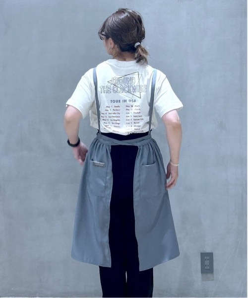 エプロン商会／美品／ギャザーエプロン／コレクション Crinkle Gather Apron [FABORI公式] | FABORI online store