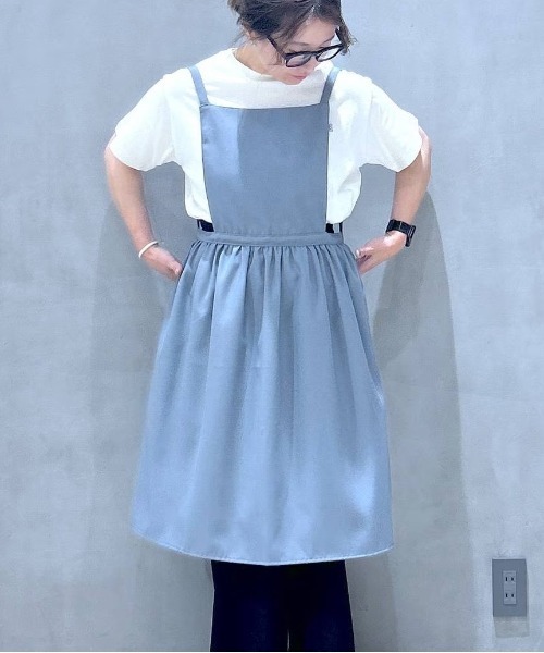 エプロン商会／美品／ギャザーエプロン／コレクション 43c7ef08f625f8398617733306d278